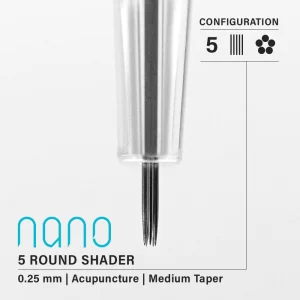Vertix Nano Round Shader  7 / 0.25mm medium Taper (20 pack)